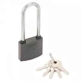 замок навесной аллюр вс1ч-330д d5мм полимер 5кл. длинная дужка