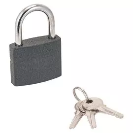 замок навесной стандарт hg-360 d 7мм серый