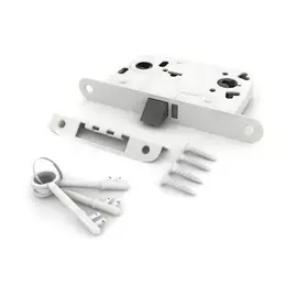 замок врезной palladium l 004 ww(белый)