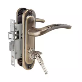 замок врезной trodos 50/106-цм70 ab (бронза)