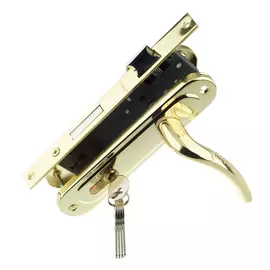 замок врезной trodos 70-l/106 pb (золото)