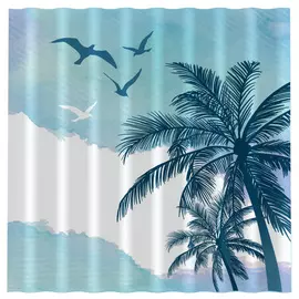 занавеска для ванной 180*180см sc-pe-39 рыжий кот полиэстер 007103