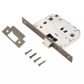 защелка межкомнатная аллюр арт l7050s mbn графит