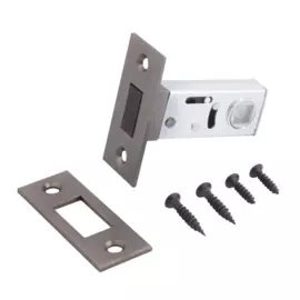 защелка межкомнатная магнитная аллюр арт l50-8m mbn графит