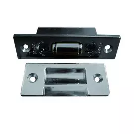 защелка межкомнатная роликовая trodos, цвет хром