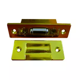 защелка межкомнатная роликовая trodos, цвет золото