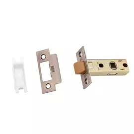 Защелка межкомнатная с пластиковым язычком L6-45 PLAST ANT.BRONZE BUSSARE