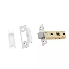 Защелка межкомнатная с пластиковым язычком L6-45 PLAST CHROME BUSSARE