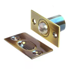 защелка межкомнатная шариковая trodos, цвет бронза