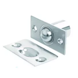 защелка межкомнатная шариковая trodos, цвет хром