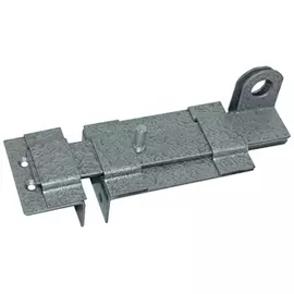 Засов накладной ДЕЛГА серый