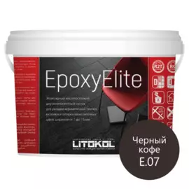 затирка эпоксидная litokol epoxyelite, цвет коричневый е.07, 1 кг