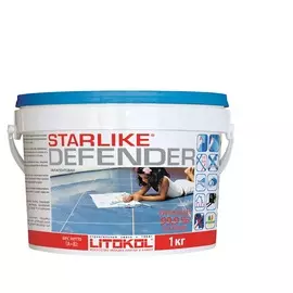 затирка эпоксидная litokol starlike defender, цвет абсолютно белый, 1 кг