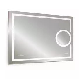 Зеркало для ванной Adra 800х600 с часами