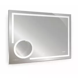 Зеркало для ванной Bilbao 800х600 с часами