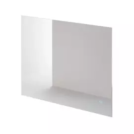 зеркало для ванной комнаты с подсветкой итана oreol 600х32х800, прямоугольное