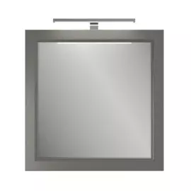 зеркало для ванной комнаты с подсветкой uncoria платини 70 (67010) графит