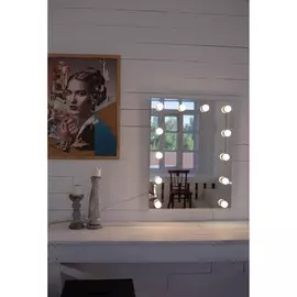 зеркало континент гримерное бриджит 600х800 12 ламп