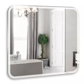 зеркало с подсветкой mixline стив-2 70х68 542565