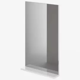 зеркало с полкой итана вита 45 450х100х750 белый