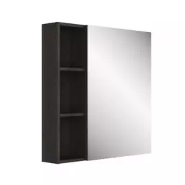 зеркало-шкаф для ванной комнаты uncoria джелла 75 правое (67509) дуб кантенбери