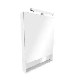 зеркало-шкаф roca gap 80см белый zru9302750