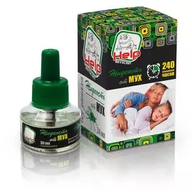 Жидкость HELP от мух без запаха инсектицидная 240 часов