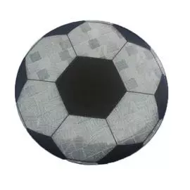 Значок световозвращающий Футбольный мяч серебро