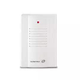 Звонок проводной ГАЛАКТИКА A-110 сетевой, 1 мелодия "дин-дон", проводная кнопка