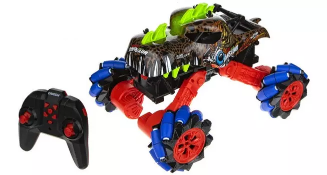 1 Toy Драйв Радиоуправляемая машинка Монстр-трак Динозавр