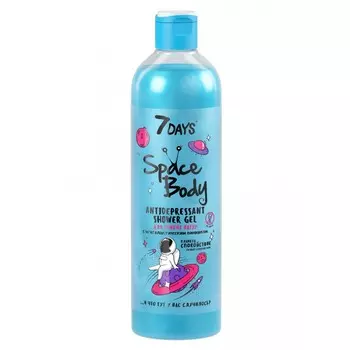 7Days Гель для душа space body antidepressant shower gel с межгалактическим винишком 400 мл