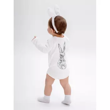 AmaroBaby Боди детское с длинным рукавом Animals Зайка