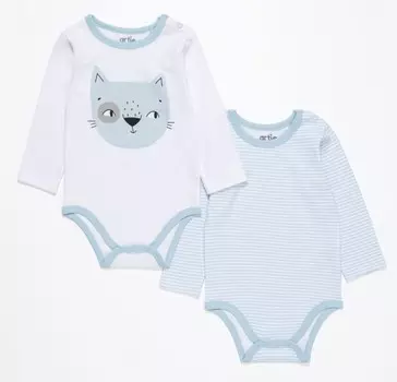 Artie Боди для мальчиков Basic Babywear Котик 2ABd-607m 2 шт.