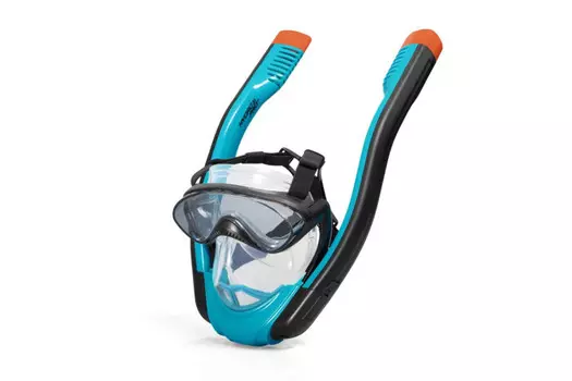 Bestway Маска полнолицевая для снорклинга SeaClear Flowtech L/XL