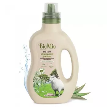 BioMio Экологичный кондиционер для белья Bio-Soft Эвкалипт 1000 мл