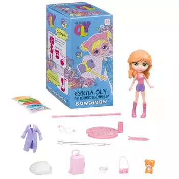 Bondibon Игровой набор Oly-Путешественница с куколкой и аксессуарами 11,5 см ВВ4314