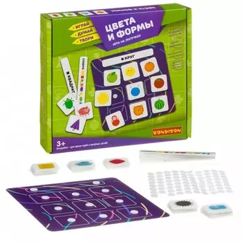 Bondibon Игры на липучках Цвета и формы