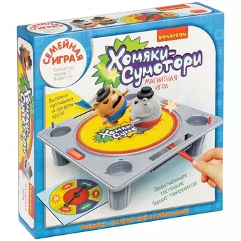Bondibon Магнитная игра Хомяки-сумотори