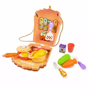 Bondibon Набор игровой Повар в сумочке-чемоданчике (24 предмета)