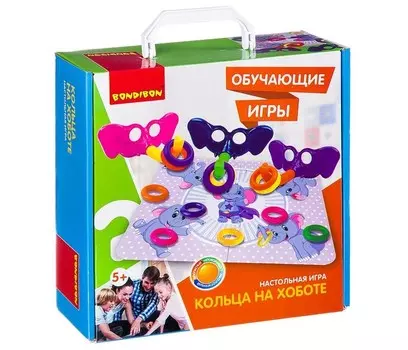 Bondibon Настольная игра Кольца на хоботе