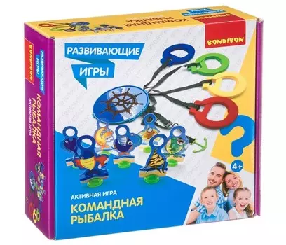 Bondibon Настольная игра Командная рыбалка