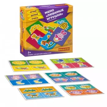 Bondibon Настольная игра Мемо Любимые игрушки