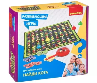 Bondibon Настольная игра Найди кота