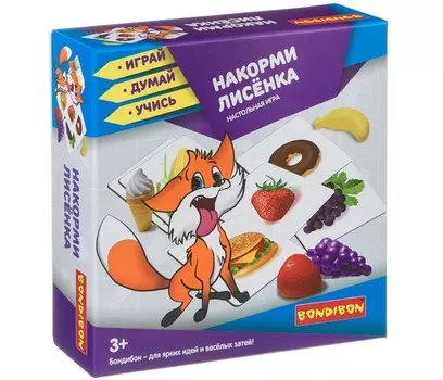 Bondibon Настольная игра Накорми лисёнка