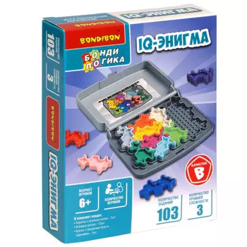 Bondibon Настольная логическая игра-головоломка БондиЛогика IQ-Энигма