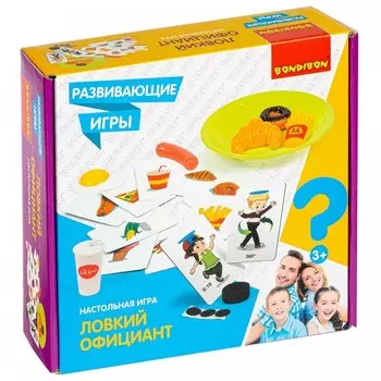 Bondibon Настольная развивающая игра Ловкий официант