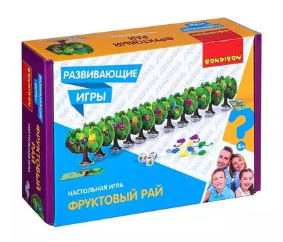 Bondibon Развивающая настольная игра Фруктовый рай