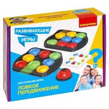 Bondibon Развивающая настольная игра Ловкое передвижение