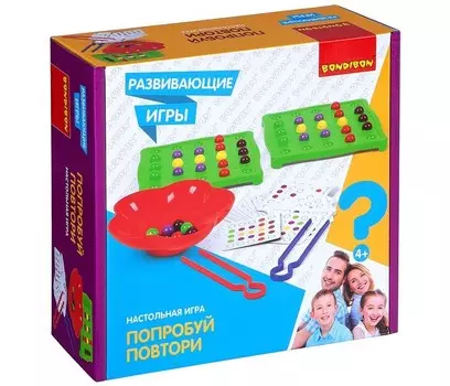 Bondibon Развивающая настольная игра Попробуй повтори