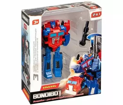 Bondibon Трансформер Bondibot 2 в 1 робот-грузовой автомобиль